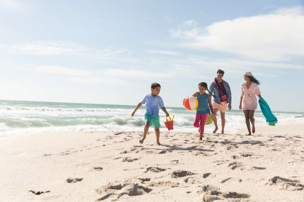 when is the best time of the year to take a best family beach vacations?