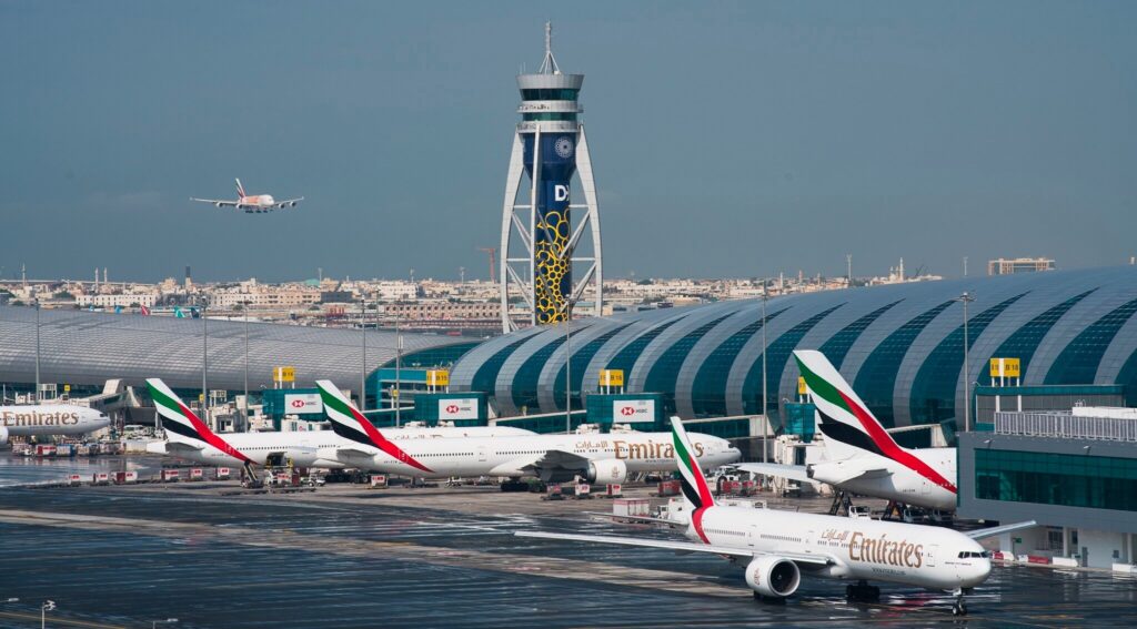 which united arab emirates flights have been handled from other countries?