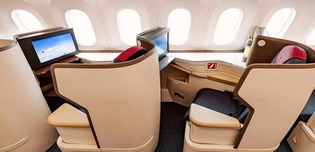 does austrian airlines business class have Wi-Fi?
