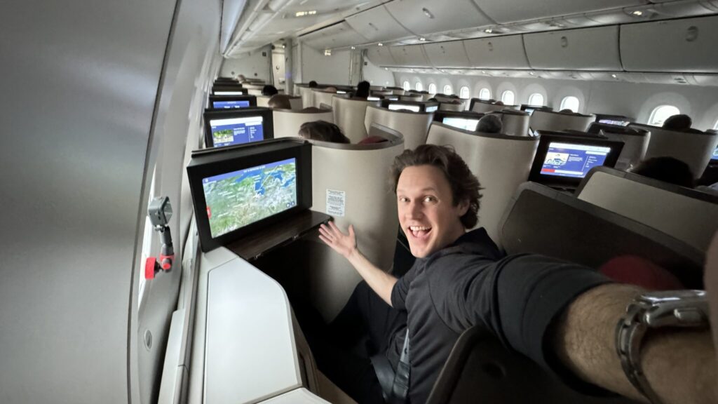 can i choose my seat in austrian airlines business class?