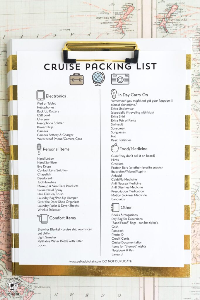 how should i select dresses for a cruise packing list?