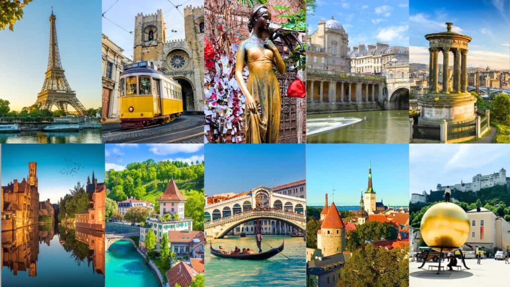 where in top european destinations are the best to experience?