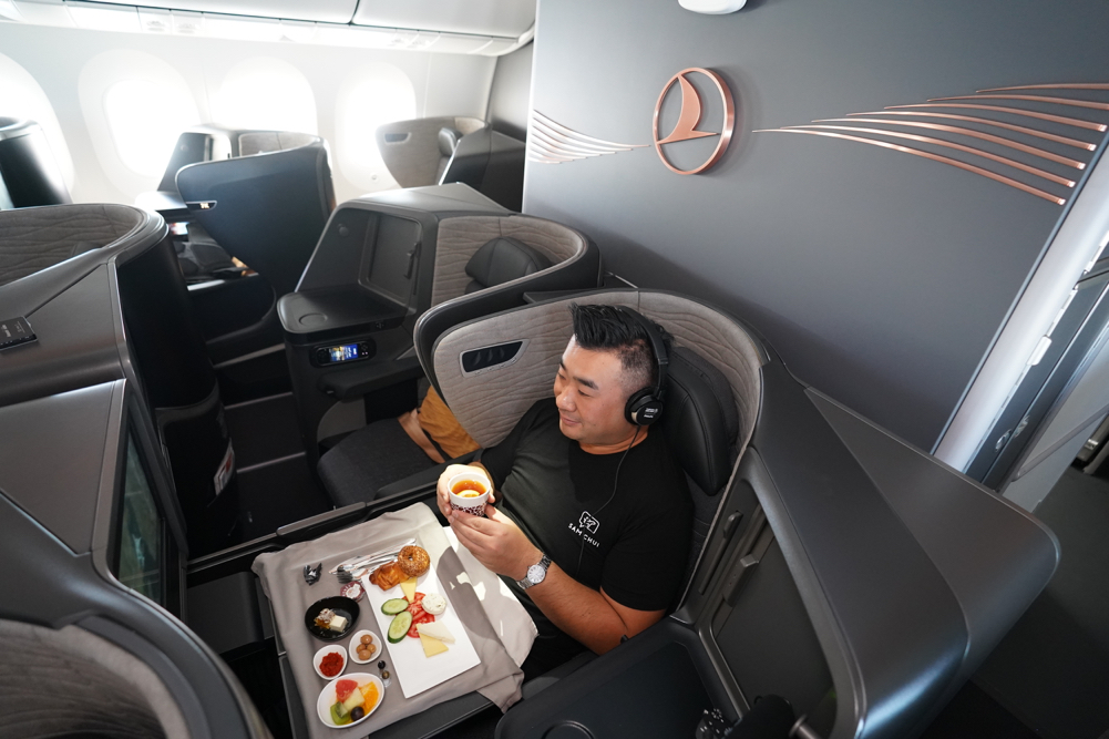 what kind of turkish airlines business class seat available?