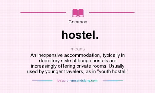 how did the idea of hostel defination come from?