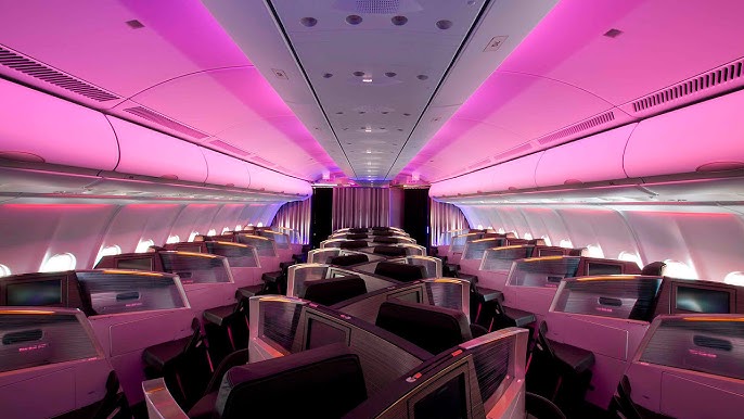 what cabin classes are available on virgin flights to miami?
