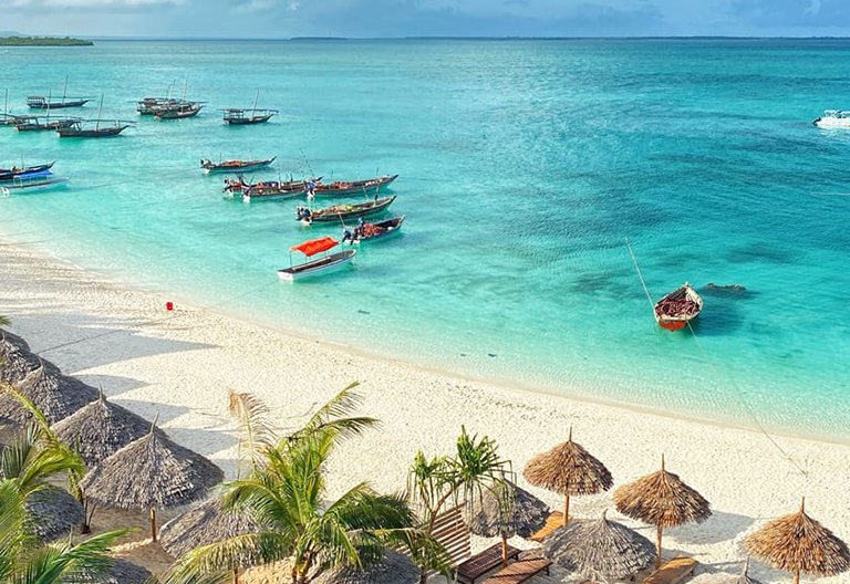 how do you get to zanzibar beaches?