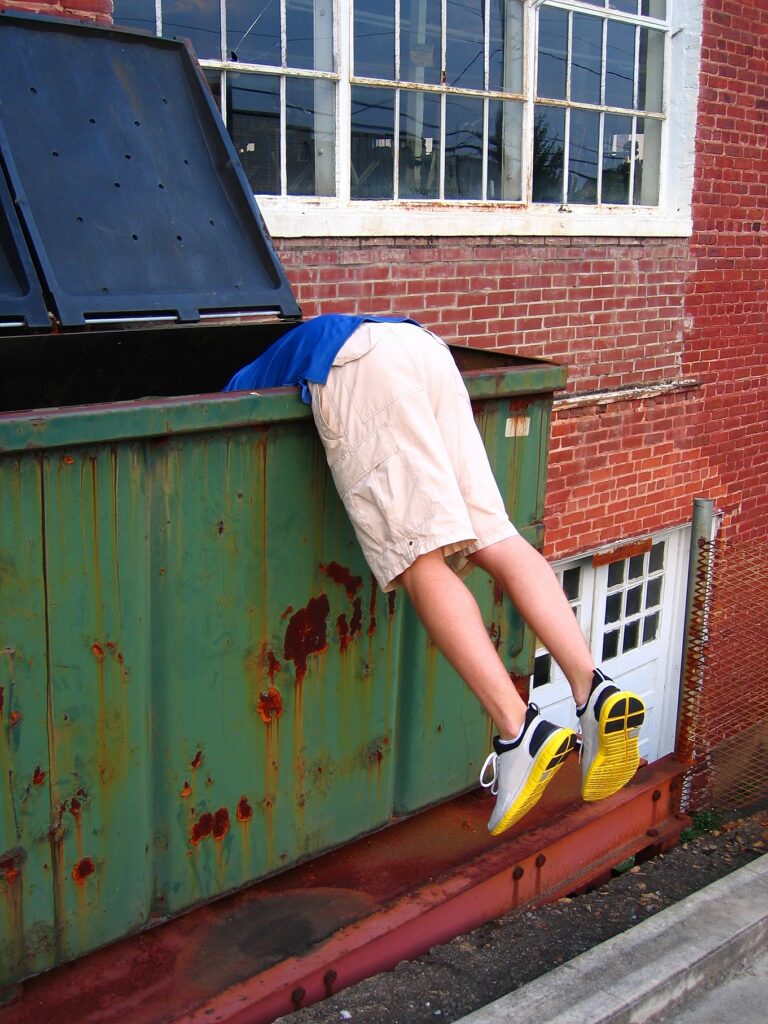 is dumpster diving illegal in United States?