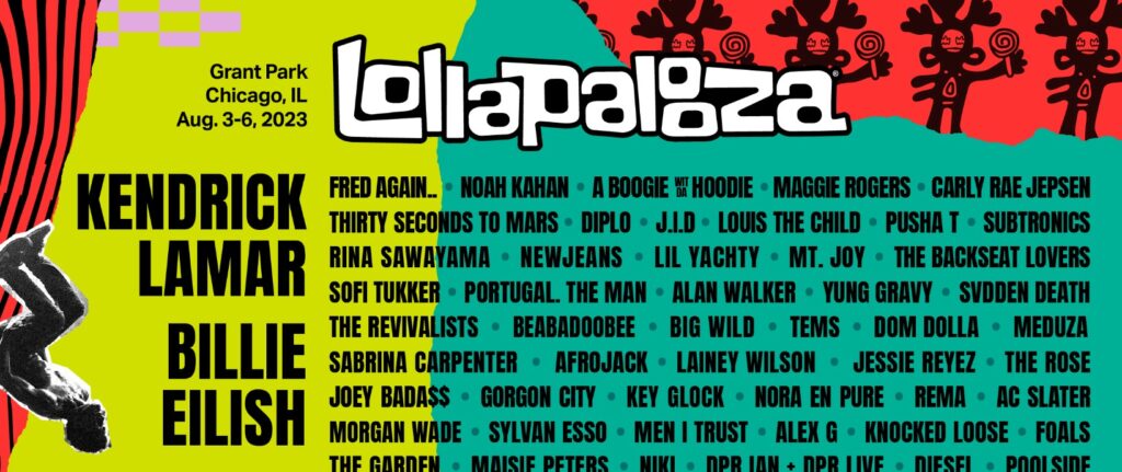 what does the lollapalooza 2023 lineup represent overall?