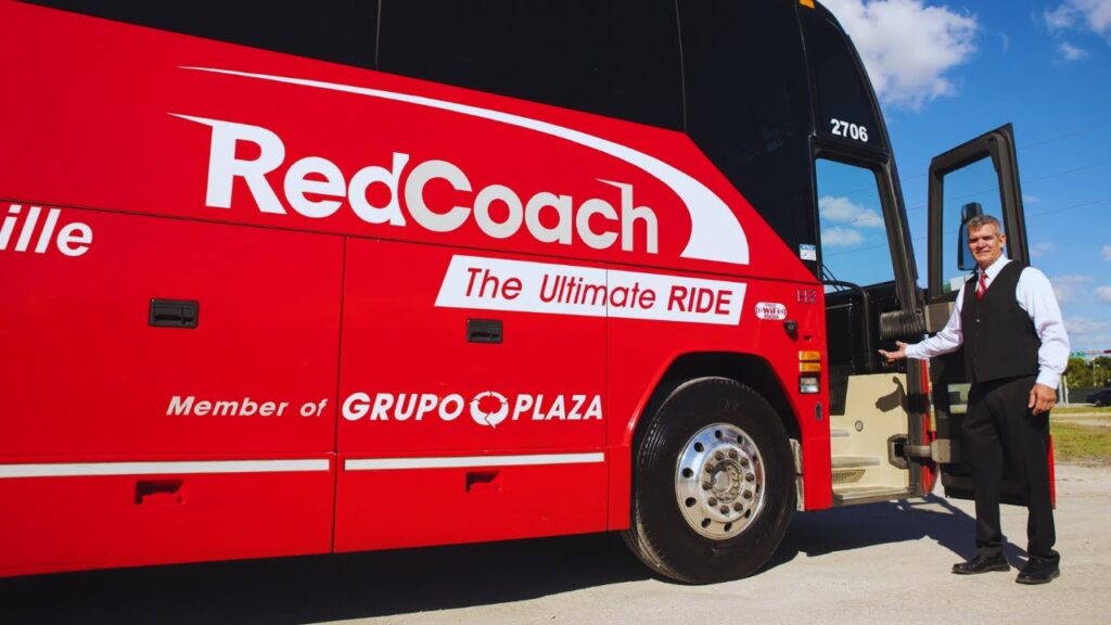 what are main key features of red bus coach?