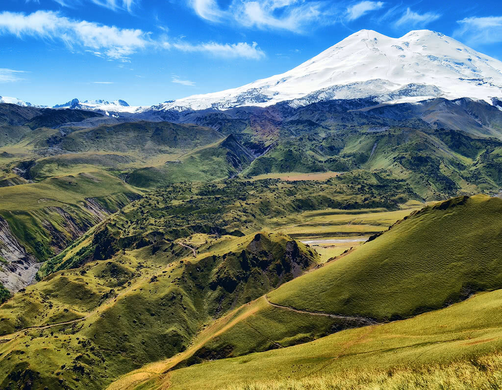 where can i find caucasus mountains?