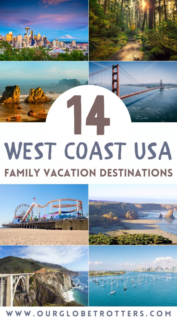 which family vacation destinations usa combine education with fun for families?
