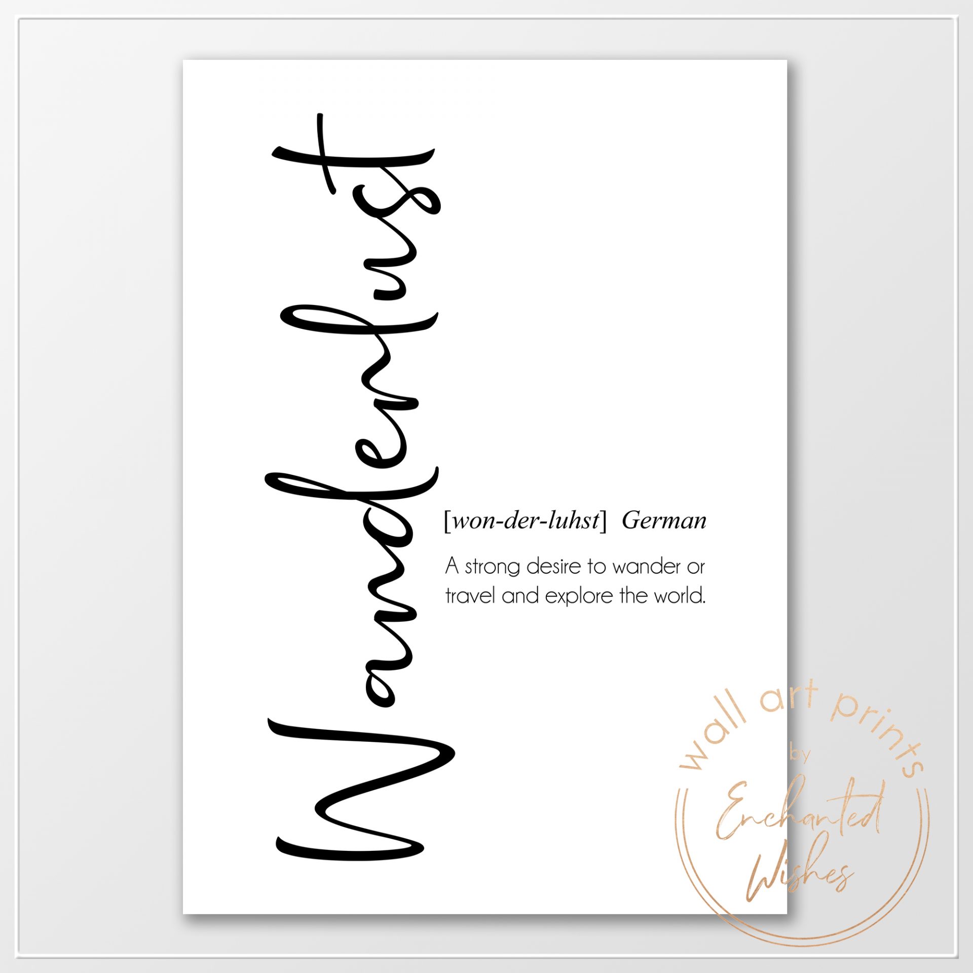 what modern language uses the word wanderlust meaning?