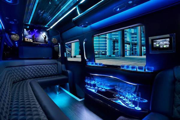 how many people can a party bus rental near me accomodate?