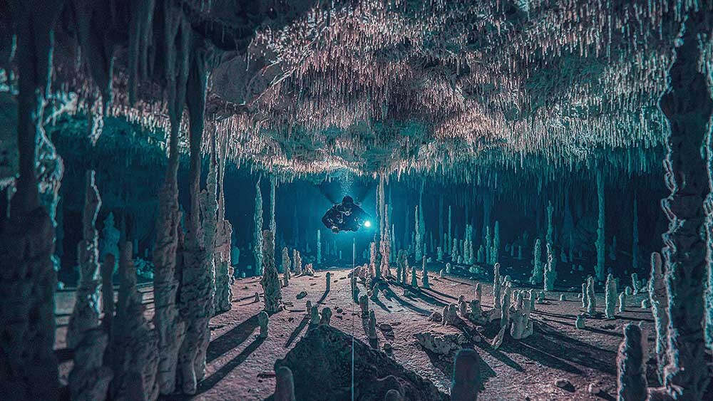 what useful equipments are needed for cave diving?